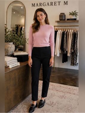 MARGARET M- Stylish Black Pants